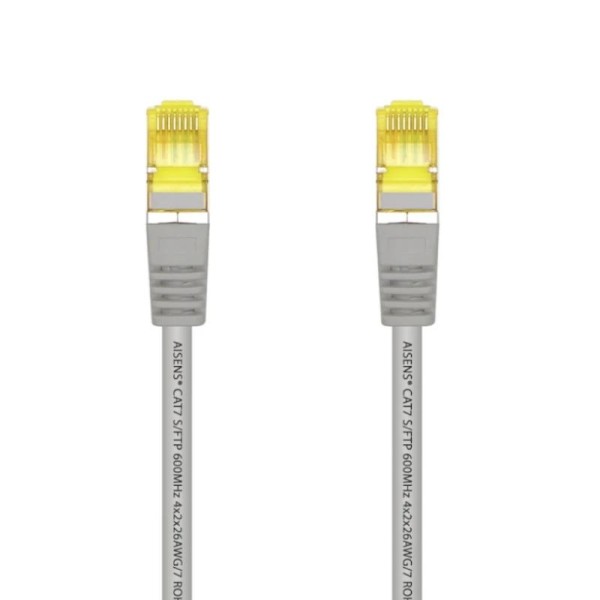 Aisens cable rj45 cat.7 awg26 gris 0.5m